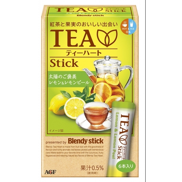 AGF ชาเลม่อน Lemon tea stick