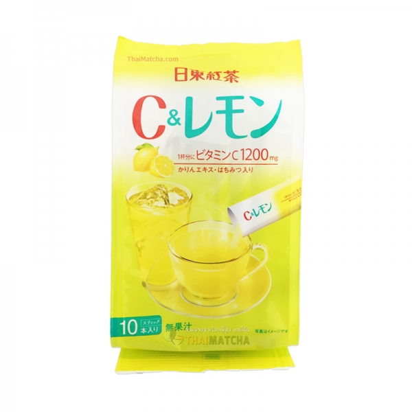 ชาเลม่อน Vitamin C and Lemon  ชนิดซองเล็ก 10 ซอง ชงร้อน-เย็นได้