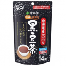 ชาถั่วเหลืองดำ จากอิโตเอ็น ชนิดซอง  ITOEN black bean tea วัตถุดิบจาก ฮอกไกโด 100%