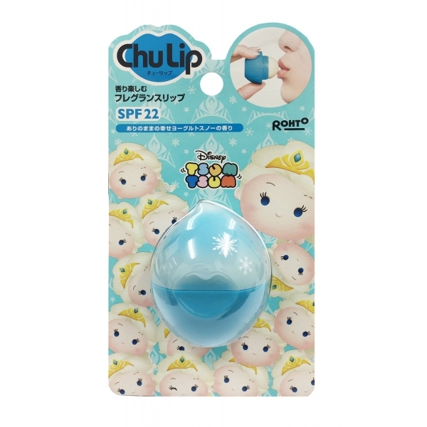 ลิปสติก ChuLip (tulip) smell of sobering yogurt Snow Elsa (สีฟ้า)