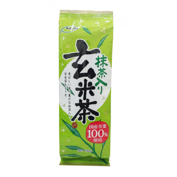  ชาเขียวข้าวคั่ว ผสมมัทฉะ ทำจากใบชาในญี่ปุ่นคัดอย่างดี100%