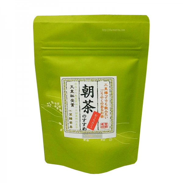 ชาเขียวอิเซะชา asacha (สำหรับดื่มตอนเช้า) ชนิด tea bag